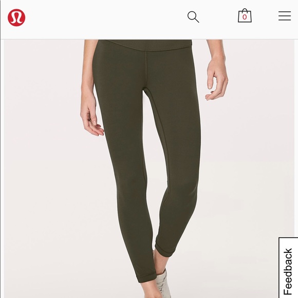 Lululemon Align 2 olive green - Picture 2 of 7